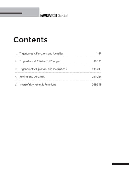 Arihant Navigator Series: 1200+ Problems JEE Main & Advanced Trigonometry | By Er. Rizwan Ahmed Ansari |(English)
