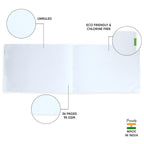 Doms Drawing Book – A5 Size (21 × 29.7 cm), 72 Pages | Plain Drawing Paper