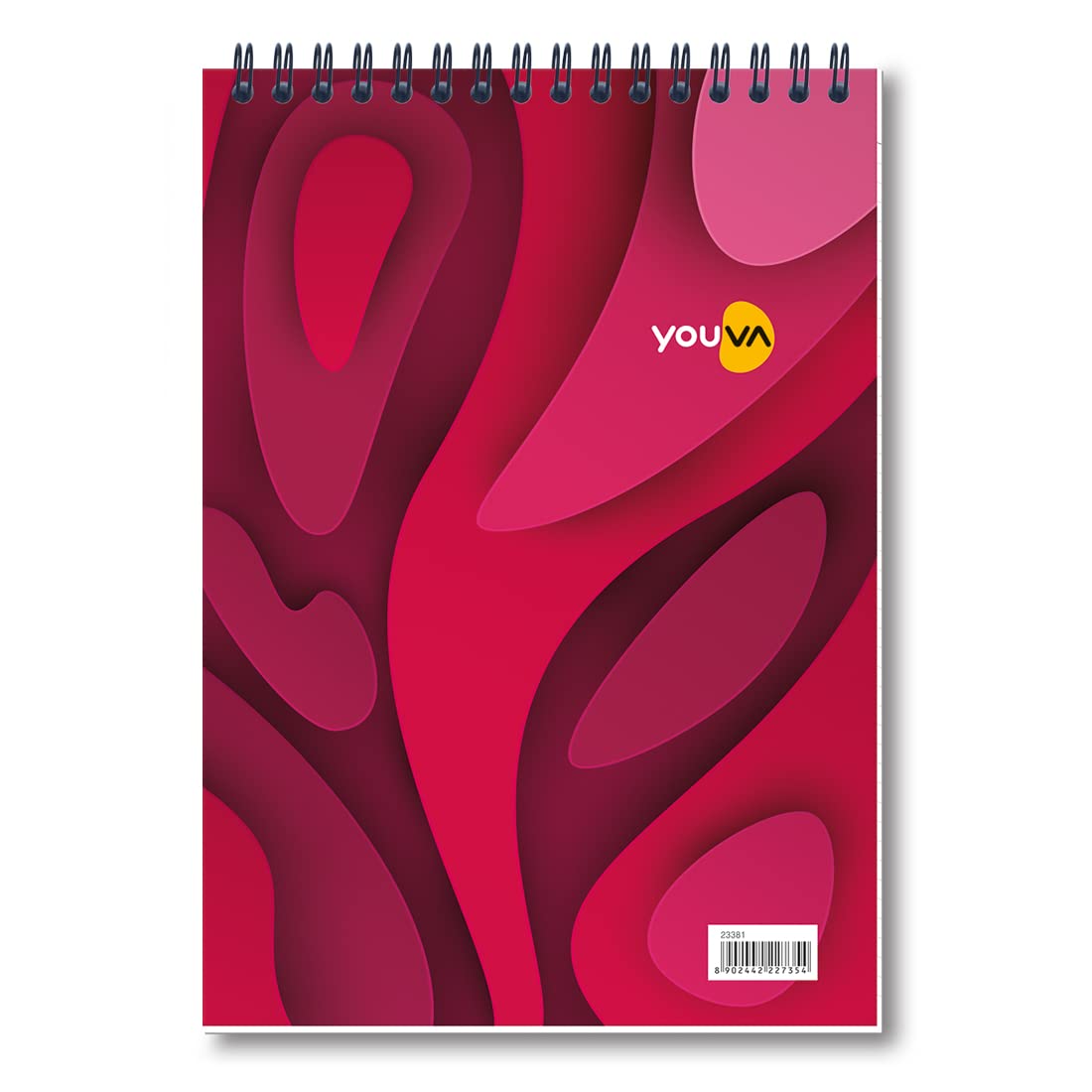 Youva A5 WIRO Notebook Vertical – A5 Size (14.8 × 21 cm), 160 Pages | Single Line