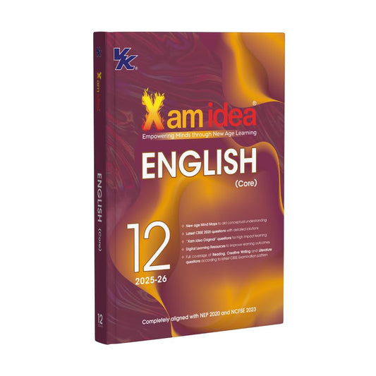 VK Global Xam Idea English (Core) – Class 12 (2025–26)