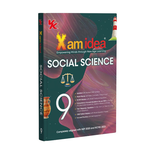 Xam Idea Class 9 Social Science (2025-26) | Based on Latest CBSE Syllabus
