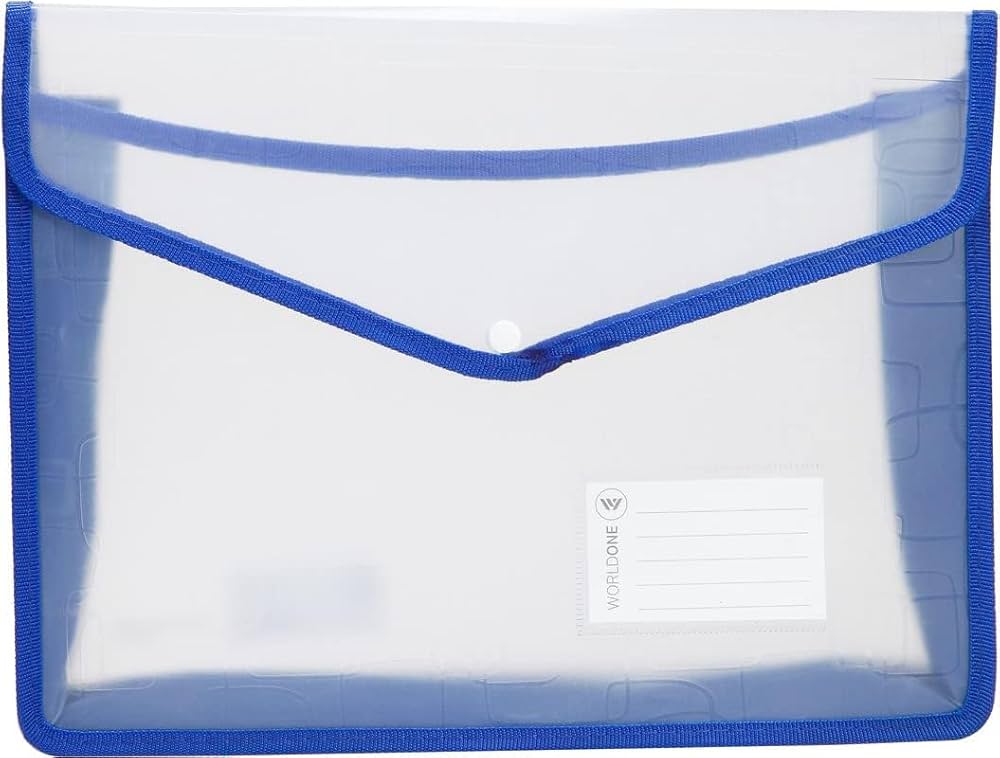 Flexi Document Bag – Durable & Transparent File Folder for Documents