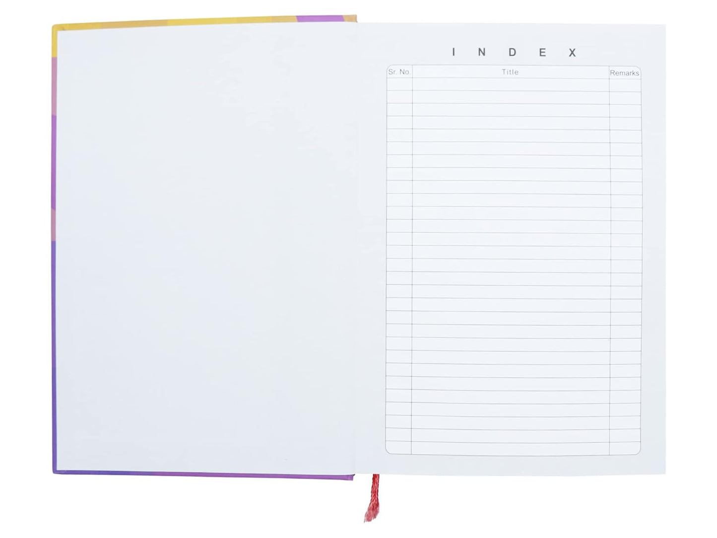Youva Case Bound Notebook – 14.8 × 21 cm, 192 Pages | Single Line