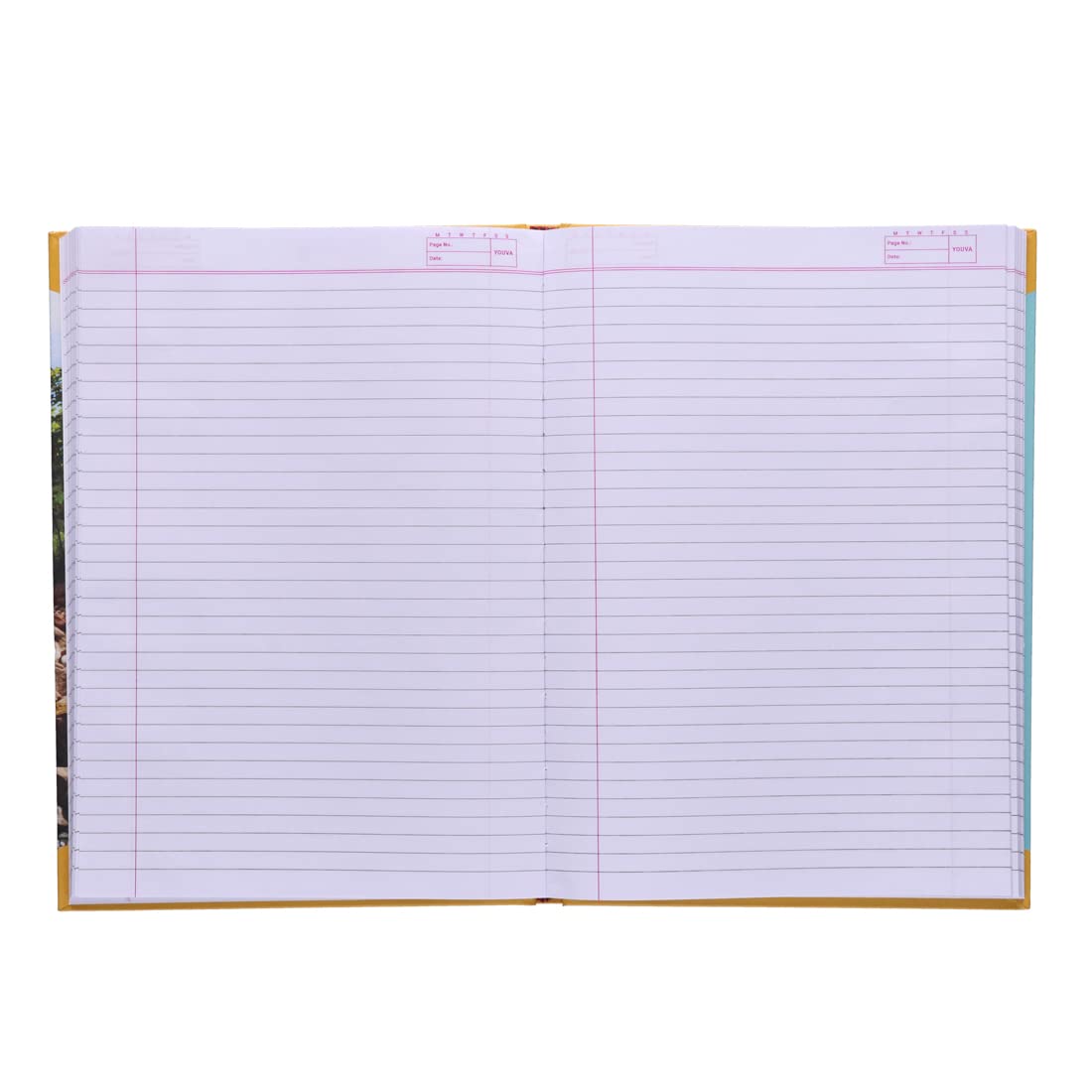 Youva Case Bound Notebook – 18 × 24 cm, 288 Pages | Single Line