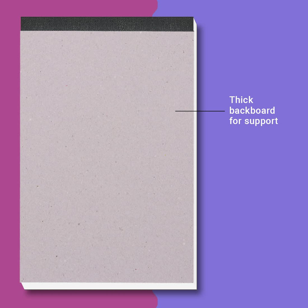 Youva Writing Pad – 14 × 21.5 cm (1/8 Size), 160 Pages | Single Line Ruled
