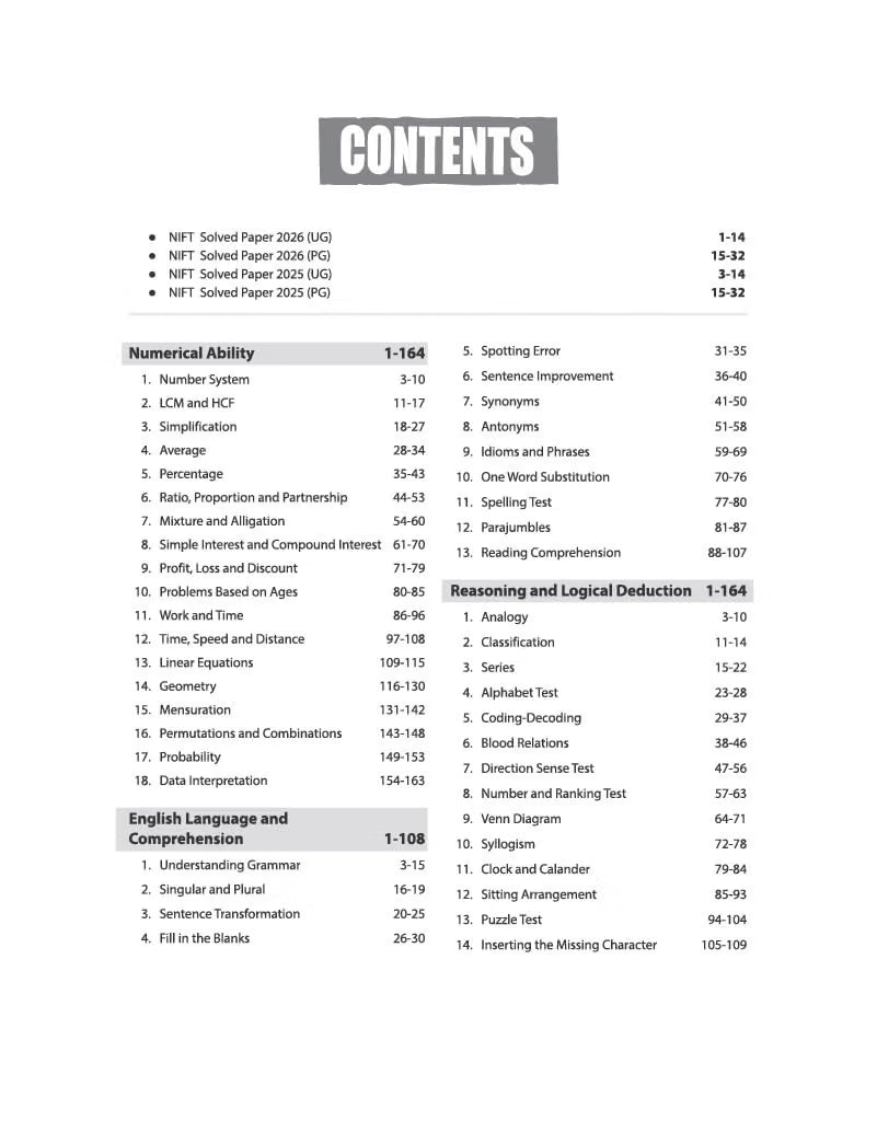 Arihant NIFT NID IIFT Navigator 2027 (English Medium)