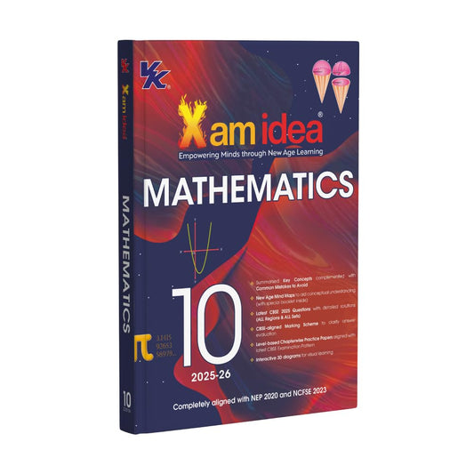 VK Global Xam Idea Class 10 Mathematics |2025-26| (English Medium)