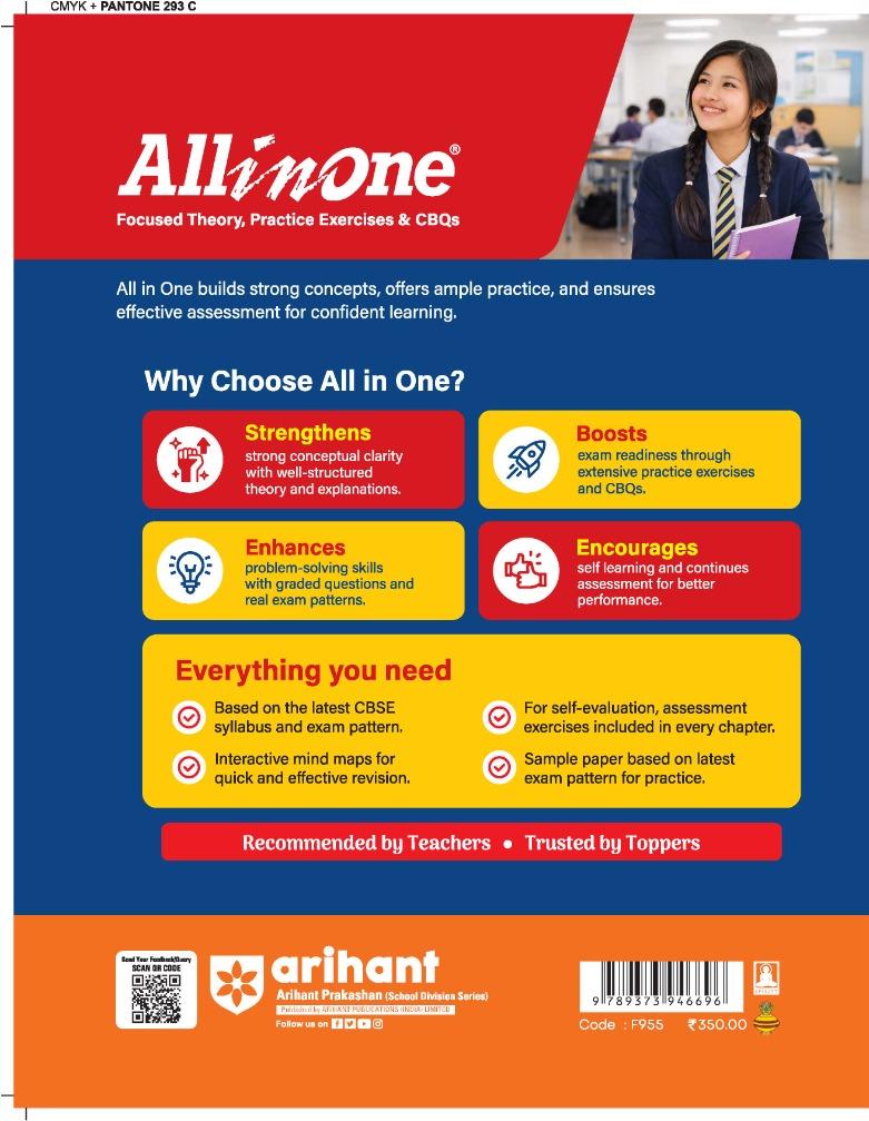 Arihant All in One Computer Application Class 10 CBSE 2026–27 Edition (English Medium)