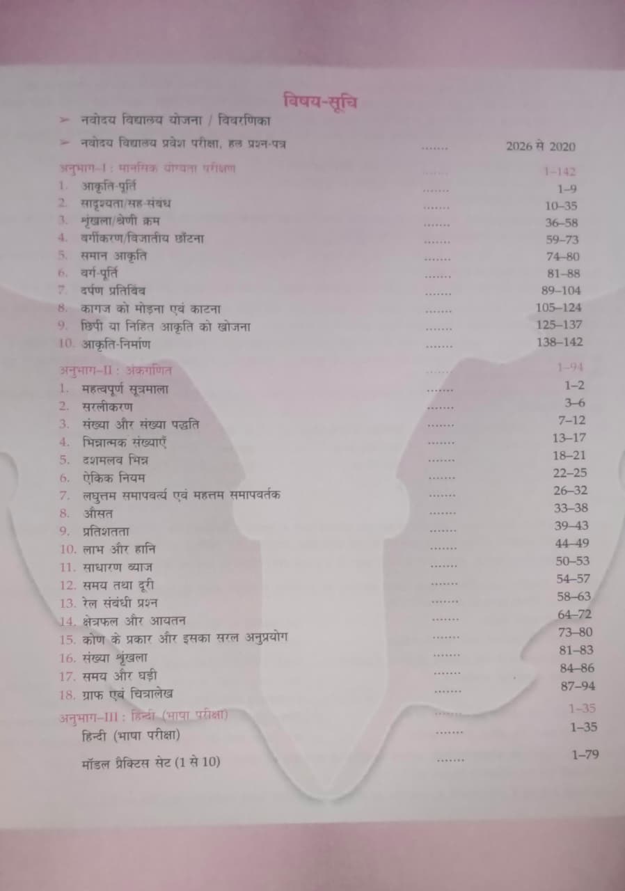 Lucent's Jawahar Navodaya Vidyalaya Pravesh Pariksha Guide Class 6 Edition 2027 (Hindi Medium)