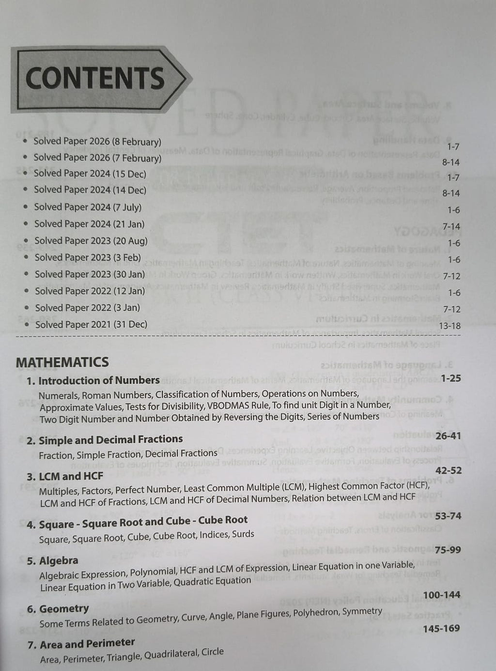 Arihant CTET & TETs Mathematics & Pedagogy (Class 6 to 8) Edition 2026 (English Medium)