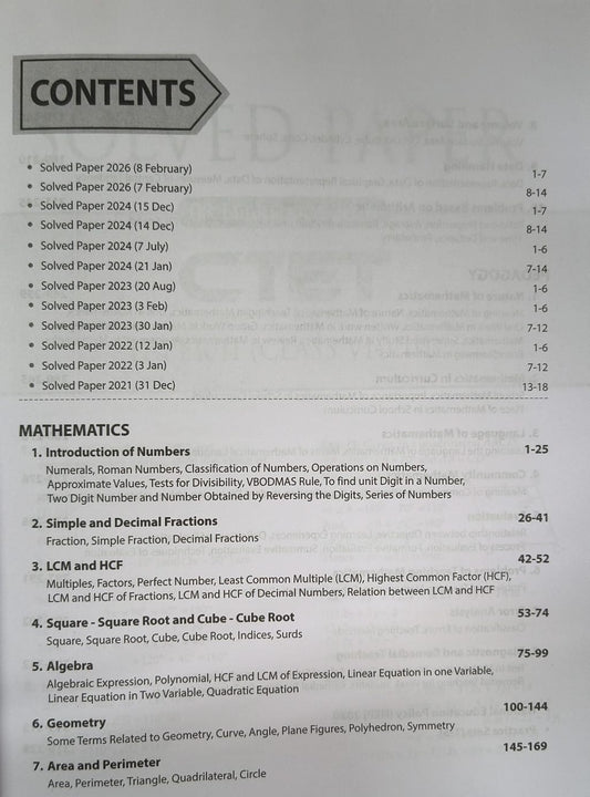 Arihant CTET & TETs Mathematics & Pedagogy (Class 6 to 8) Edition 2026 (English Medium)