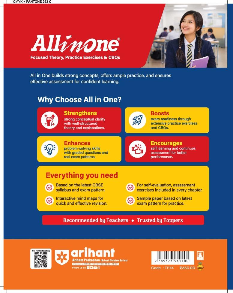 Arihant All in One Science Class 10 for CBSE Exams 2026–27 Edition (English Medium)