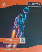 Classmate – Practical Notebook Physics Hard Cover, 100 Pages, Single Line & Blank Pages