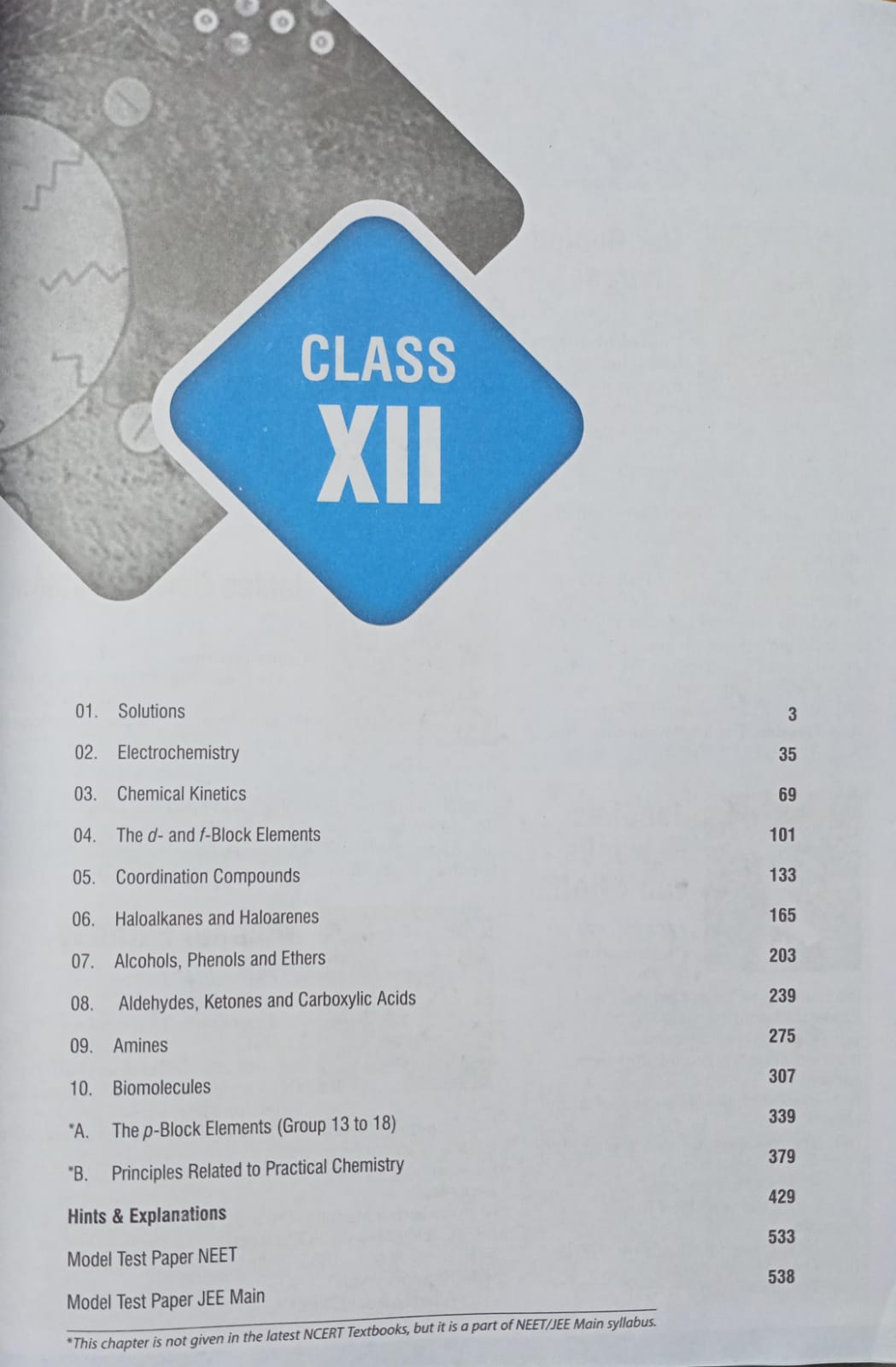 MTG NCERT at your Fingertips Chemistry Class 11th & 12th NEET/JEE 2026-2027 (English Medium)