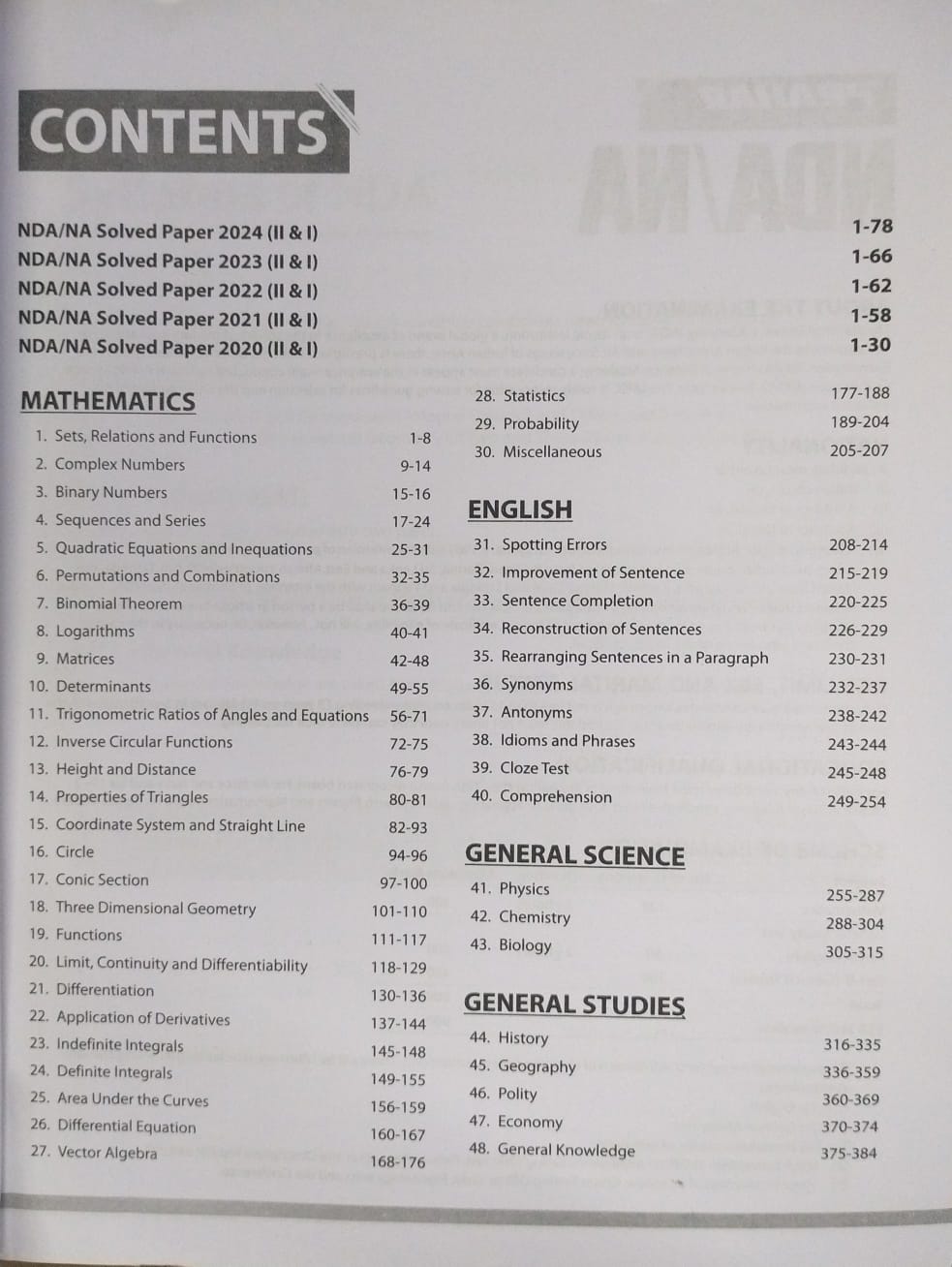 Arihant – NDA/NA Sectionwise & Chapterwise Solved Papers [English]