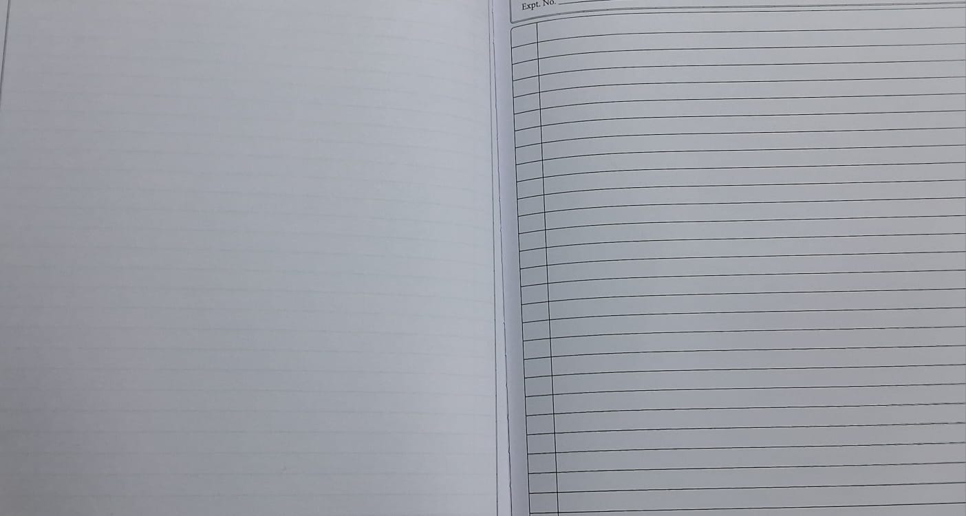 Classmate – Practical Notebook Physics Hard Cover, 100 Pages, Single Line & Blank Pages