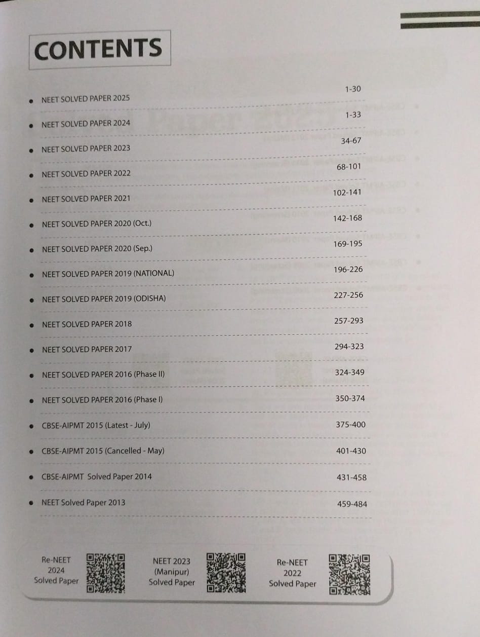 Arihant 18 Years NEET (UG) Solved Papers – Physics, Chemistry & Biology [English]