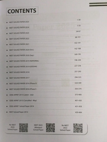 Arihant 18 Years NEET (UG) Solved Papers – Physics, Chemistry & Biology [English]