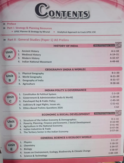 Disha Errorless 32 Years UPSC Topicwise civil Services IAS Prelims By Dr. Mrunal Patel 17th Edition (English Medium)