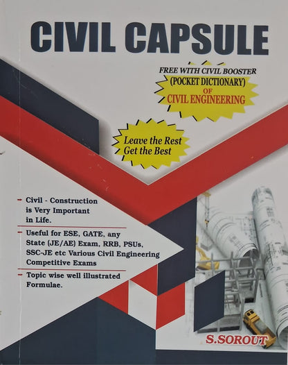 Civil Ki Goli - Civil Booster (Civil Engineering Handbook) 27 Subjects by  S.Sorout & Preeti Singh (English Medium)