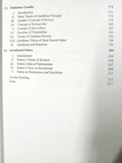 Indian Political Thought – 5th Edition | O.P. Gauba | Political Science Book (English medium)