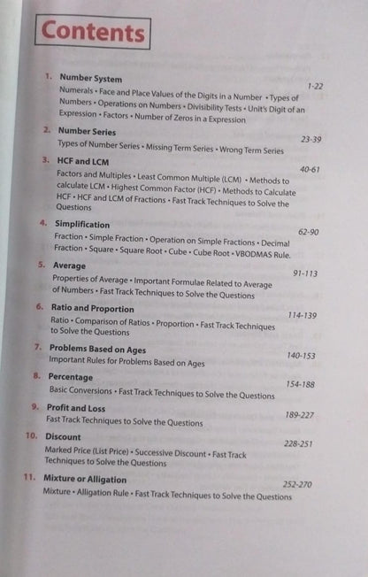 Arihant Fast Track Objective Arithmetic by Rajesh Verma [English]