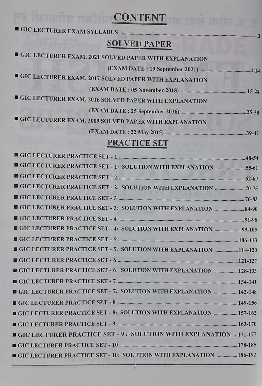 Youth GIC Lecturer (Male/Female) English – 14 Sets Solved Papers & Practice Workbook
