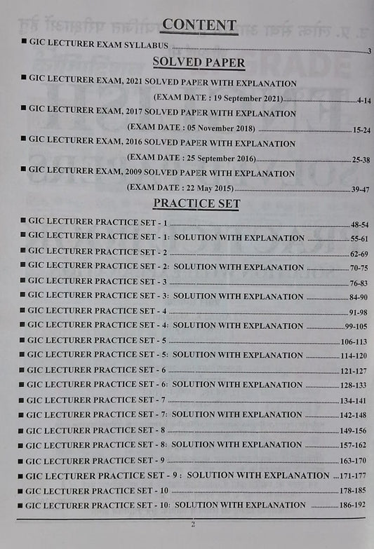 Youth GIC Lecturer (Male/Female) English – 14 Sets Solved Papers & Practice Workbook