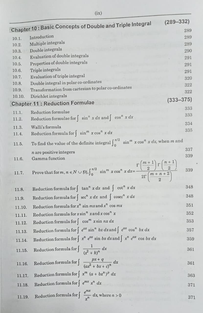Shree Shiksha Sahitya Prakashan Calculus & Vector Analysis By Dr. H.K. Pathak (English Medium)