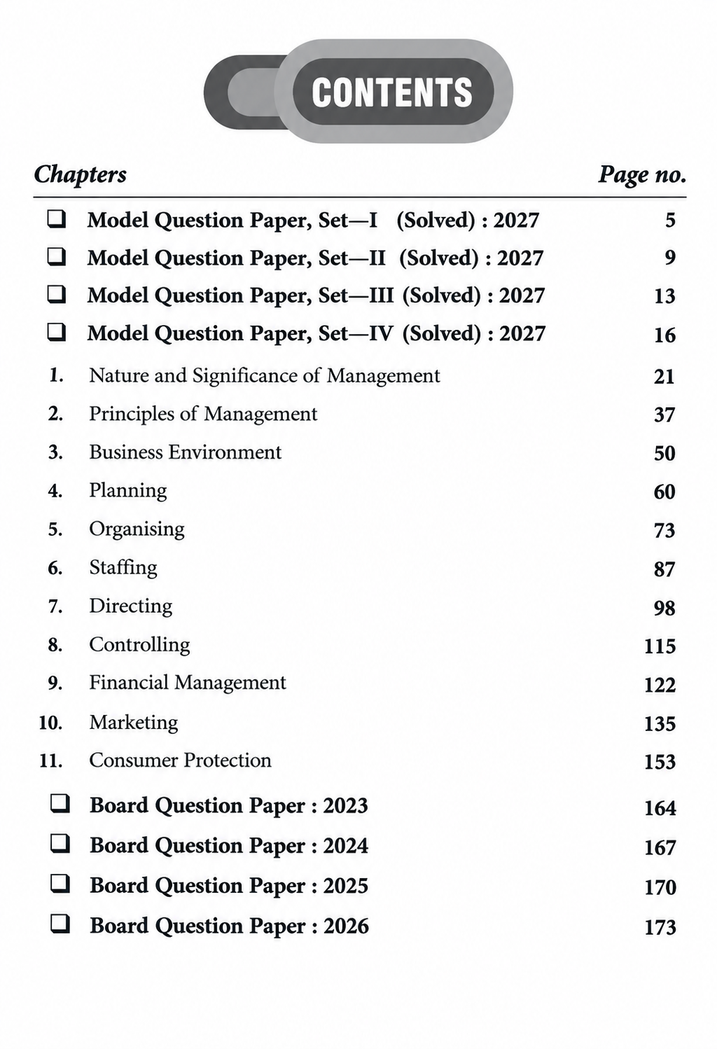 Pariksha Adhyayan Business Studies Class 12 2027 (English Medium)