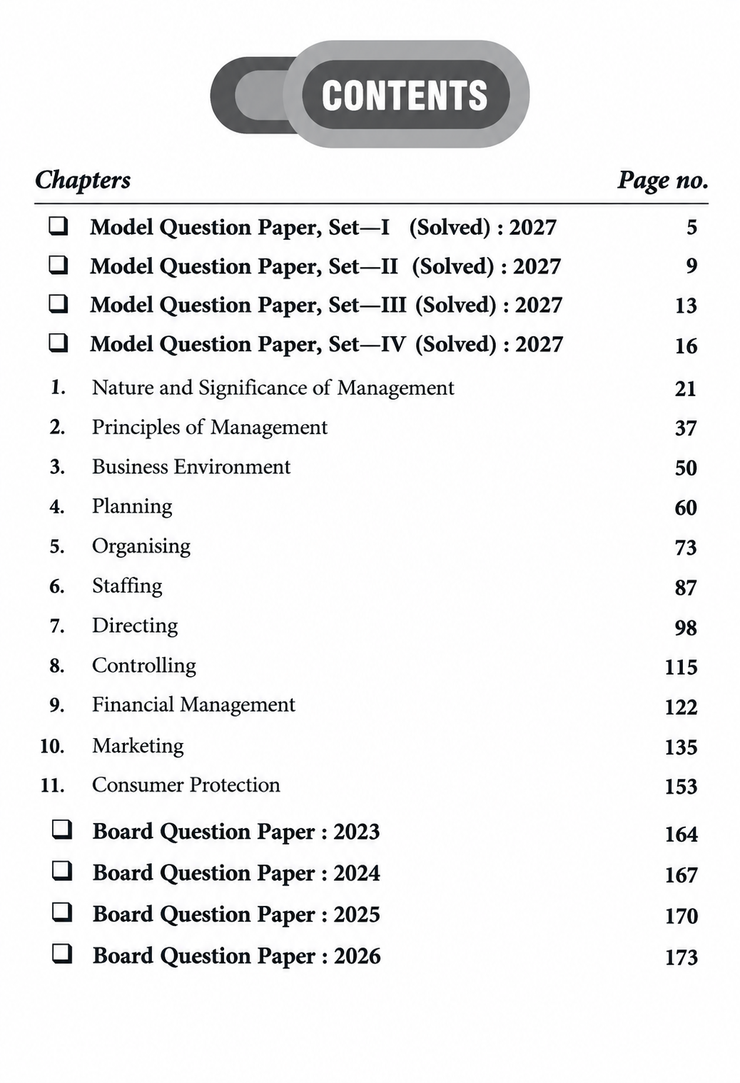 Pariksha Adhyayan Business Studies Class 12 2027 (English Medium)