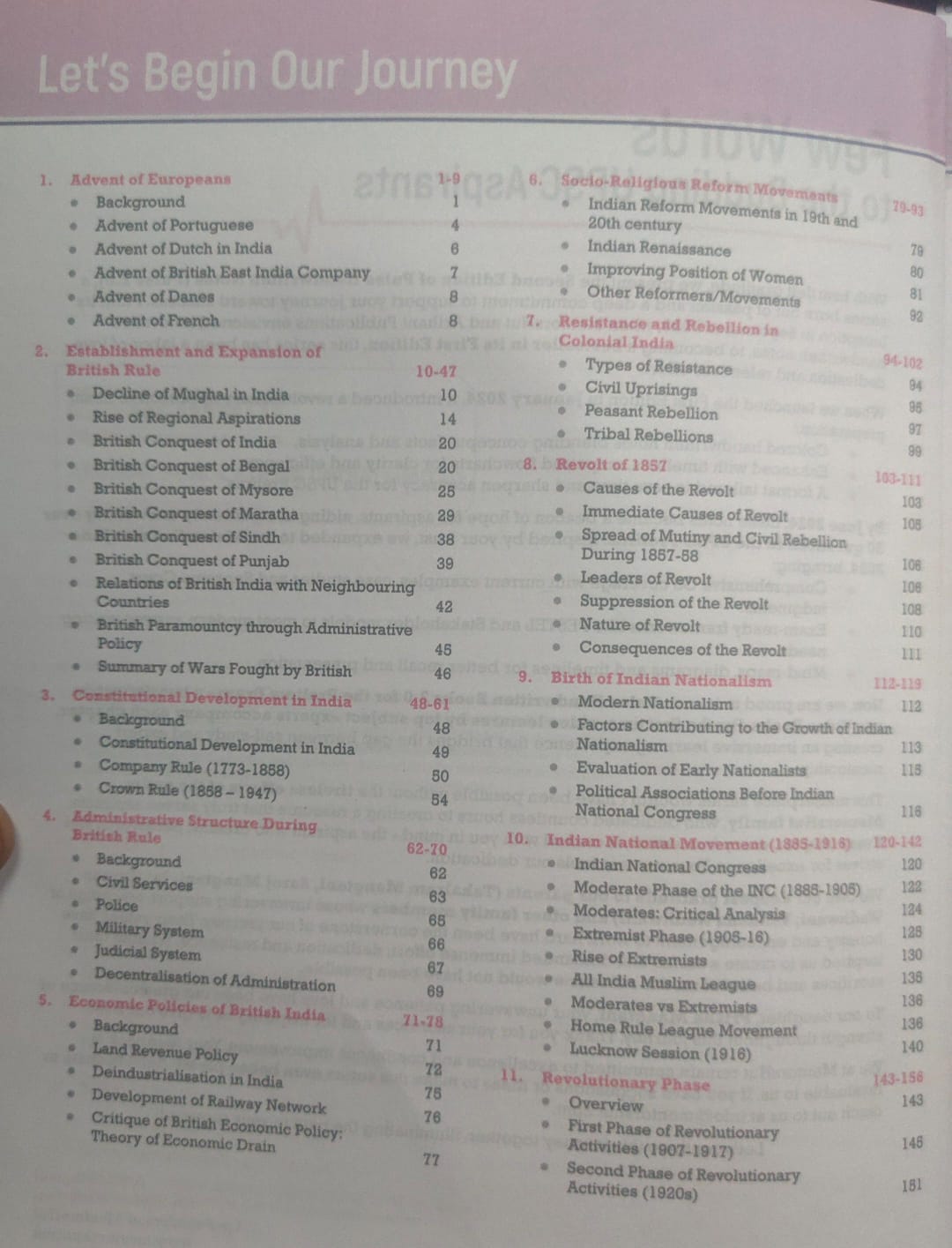 Arihant Pulse 2.0 Modern Indian History Handwritten Notes to Vedio Books [English Medium]