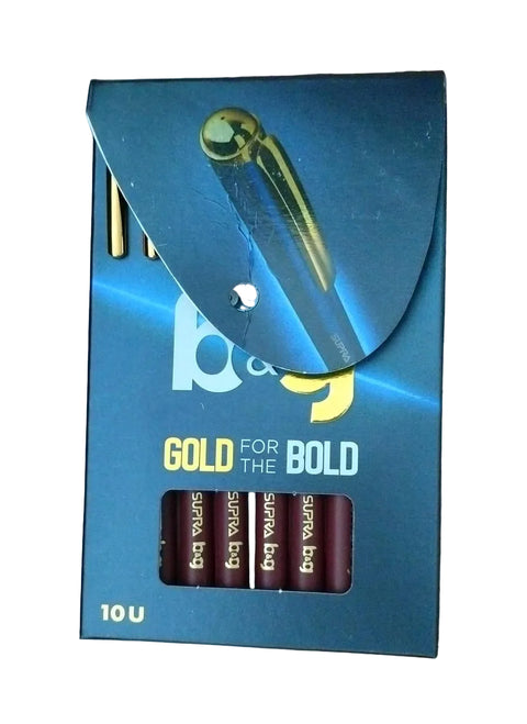 Supra B & G Gold For The Bold Ball Pen – 10 Piece Red Pack