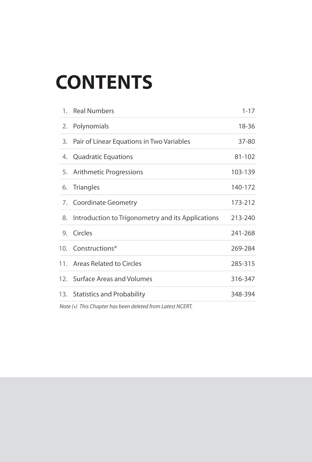 Arihant - NCERT Exemplar Problems-Solutuions Mathematics (Class 10th) English Medium