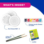 Fevicryl Art of India Mandala Art Kit | DIY Painting & Creative Diwali Gift Set