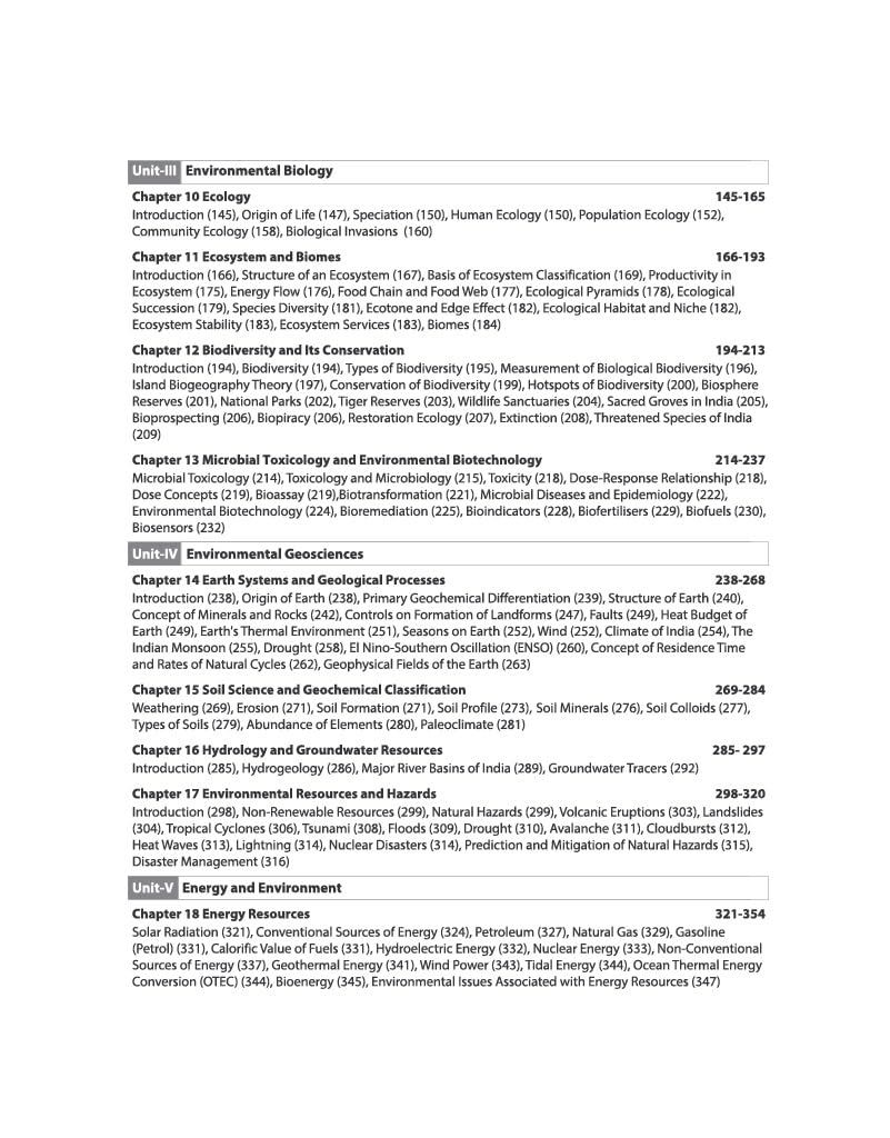 Arihant NTA UGC NET/JRF/SET Environmental Science Paper-2 (English Medium)