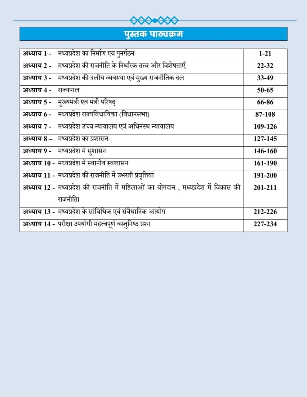 Exampedia MP Ki Samvaidhanik Vyavastha MPPSC Pre Unit 5 & Mains Paper 2 | 1st Edition | Hindi Medium