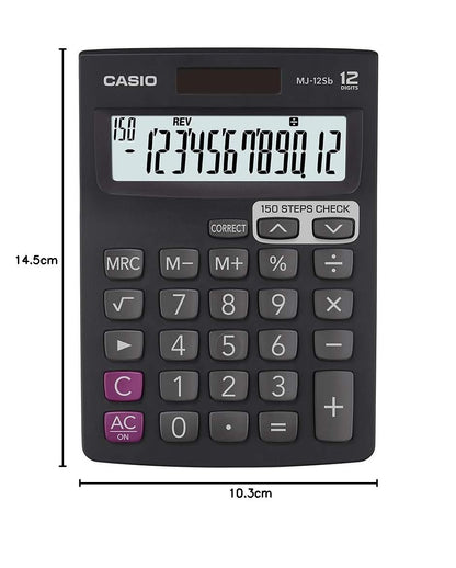 Casio MJ-12SB 12-Digit Desktop Calculator