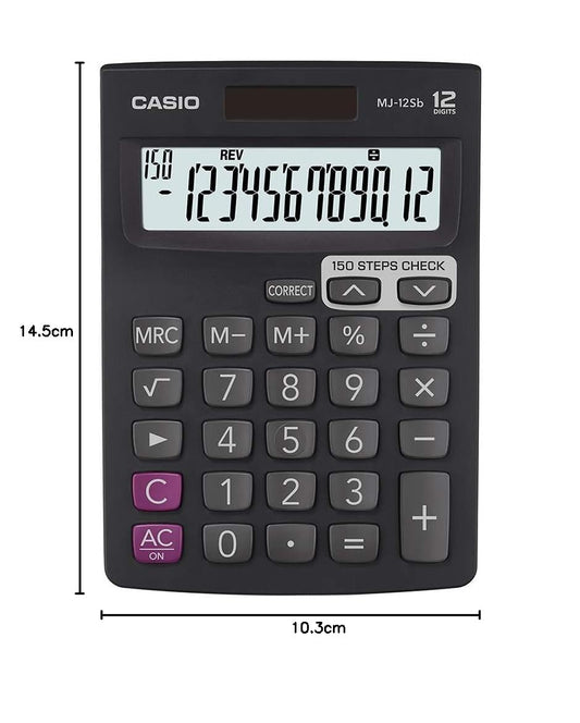 Casio MJ-12SB 12-Digit Desktop Calculator