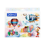 DOMS Art Peps Art Kit for Kids | 12 Wax Crayons + 6 Watercolour Tubes + 12 Oil Pastels + 3 N. Drawing Pencils + 3 Poster Colours