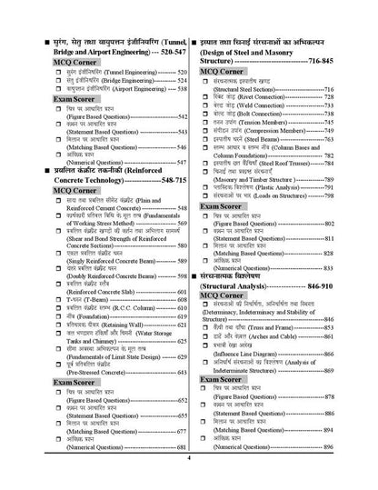 Exam Fingerprint Civil Engineering 2025 | Junior Engineer | Chapterwise Solved Papers | 2 Volumes | Youth Competition Times