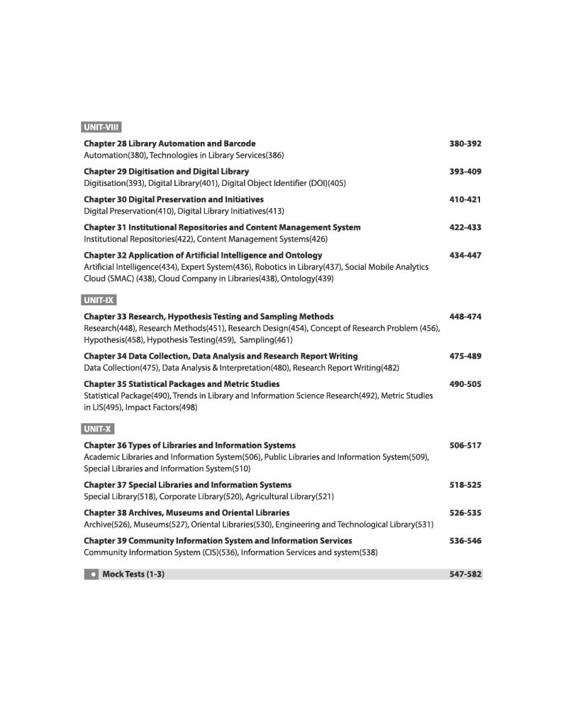 Arihant NTA UGC NET/JRF/SET Paper 2 Library & Information Science (English Medium)