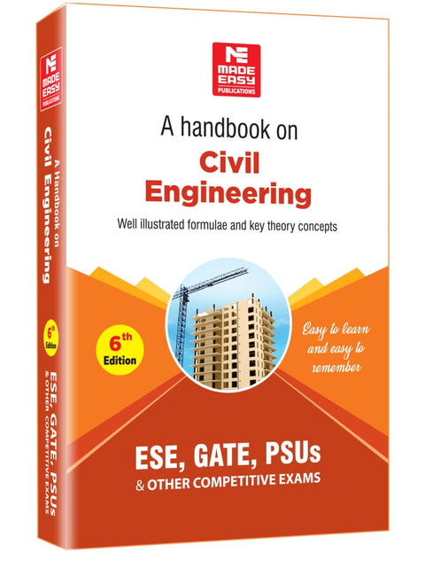 Made Easy – A Handbook on Civil Engineering (6th Edition) English Medium