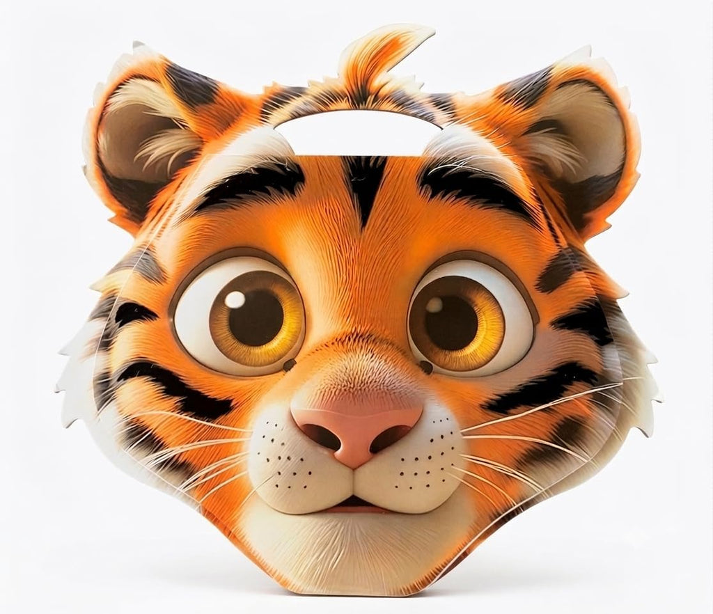 Tiger Shaped Drawing Book for Kids | Cute Animal Design Sketchbook