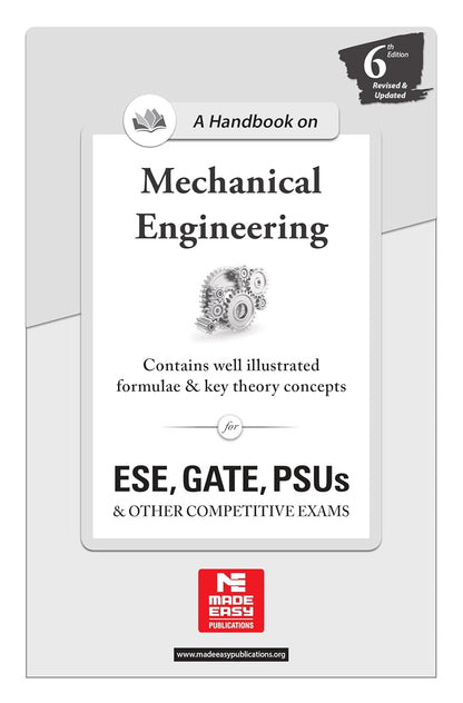 Made Easy – A Handbook on Mechanical Engineering (6th Edition) English Medium