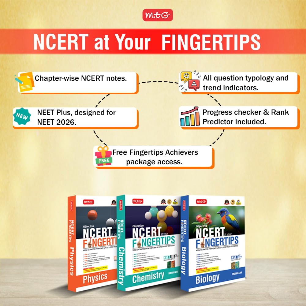 MTG Objective NCERT at your FINGERTIPS | Biology | NEET 2025-2026 | Class 11th & 12th | English Medium