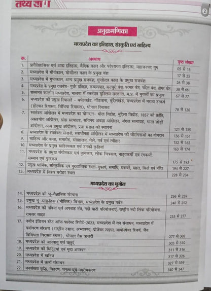 Tathyaban - The-Grantham 2026 MPPSC Pre + Mains (3rd Edition) Madhya Pradesh Samanya Adhyayan | Hindi Medium