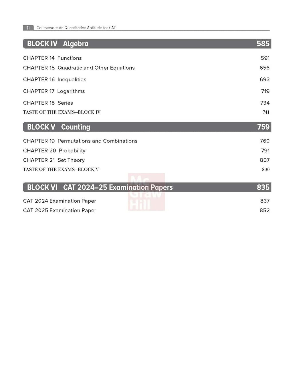 TMH Quantitative Aptitude for CAT 2026 by Arun Sharma 13Editionn (English Medium)