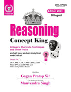 Champion Reasoning Concept King by Gagan Pratap Sir (Bilingual) 2024 Edition | Bilingual