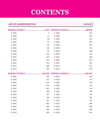 DRISHTI UPSC Civil Services Mains Previous 13 Years’ Solved Papers (2013–2025)